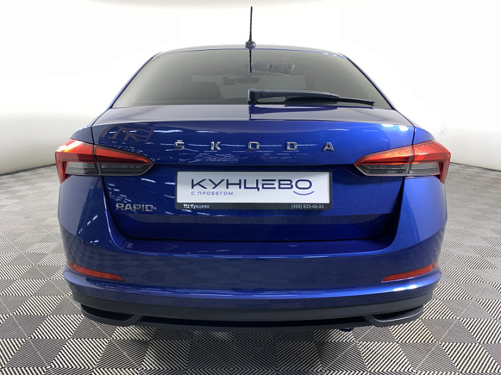 SKODA Rapid 1.6, 2020 года, Автоматическая, СИНИЙ
