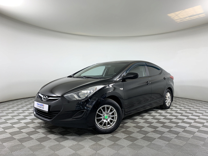 HYUNDAI Elantra 1.6, 2013 года, Механика, ЧЕРНЫЙ