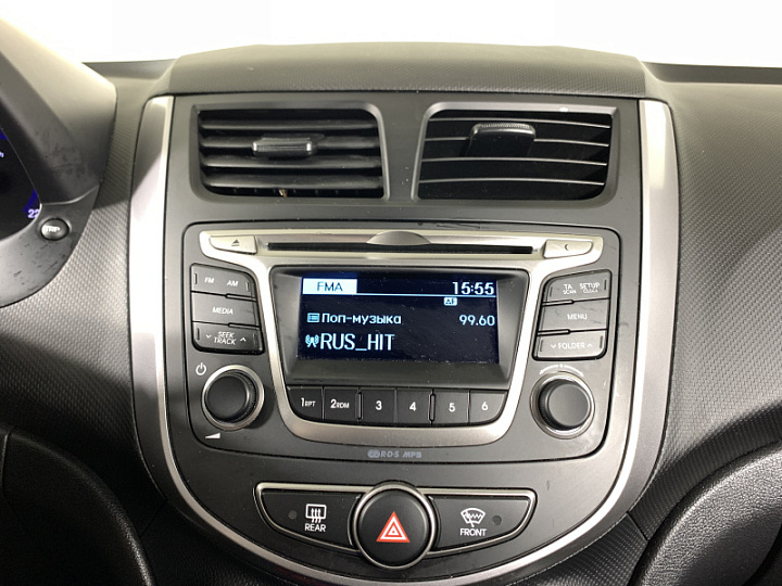 HYUNDAI Solaris 1.6, 2016 года, Автоматическая, СИНИЙ