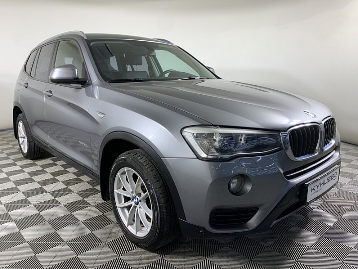 BMW X3 2, 2015 года, Автоматическая, СЕРЫЙ