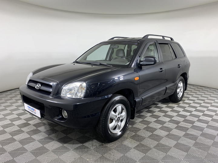 HYUNDAI Santa Fe 2.7, 2008 года, Автоматическая, ЧЕРНЫЙ