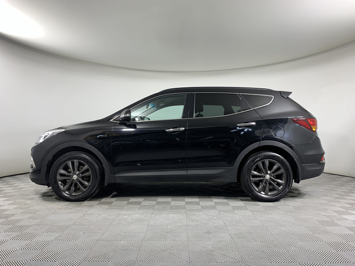 HYUNDAI Santa Fe 2.2, 2017 года, Автоматическая, ЧЕРНЫЙ