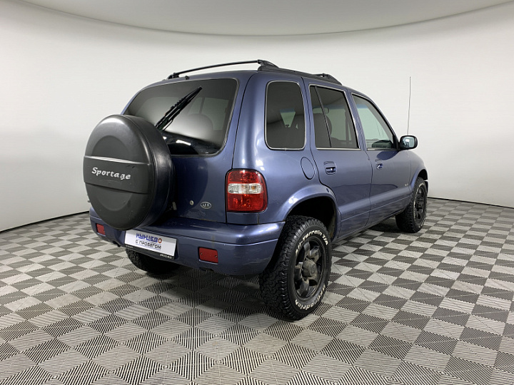 KIA Sportage 2, 2002 года, Автоматическая, ТЕМНО-СИНИЙ