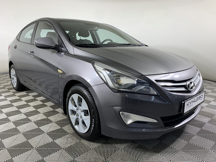 HYUNDAI Solaris 1.6, 2015 года, Автоматическая, ТЕМНО-СЕРЫЙ