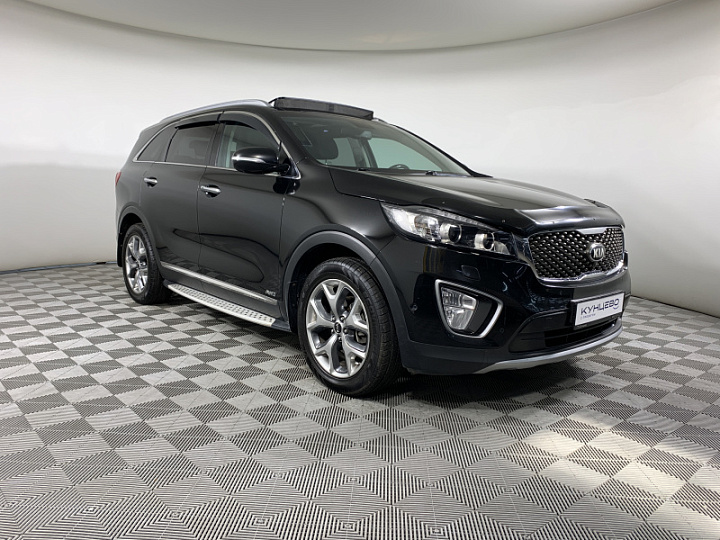 KIA Sorento 3.3, 2016 года, Автоматическая, ЧЕРНЫЙ