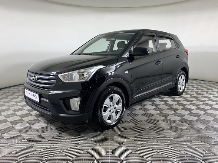 Hyundai Creta 1.6, 2017 года, 6at, Черный
