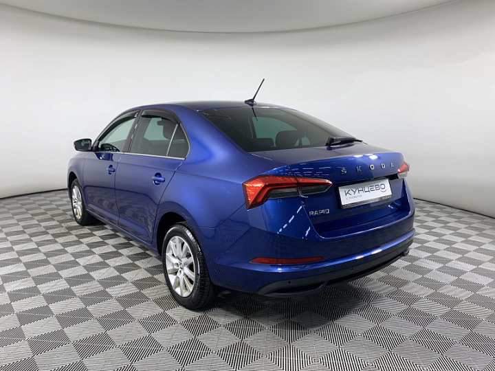 SKODA Rapid 1.6, 2021 года, Автоматическая, СИНИЙ