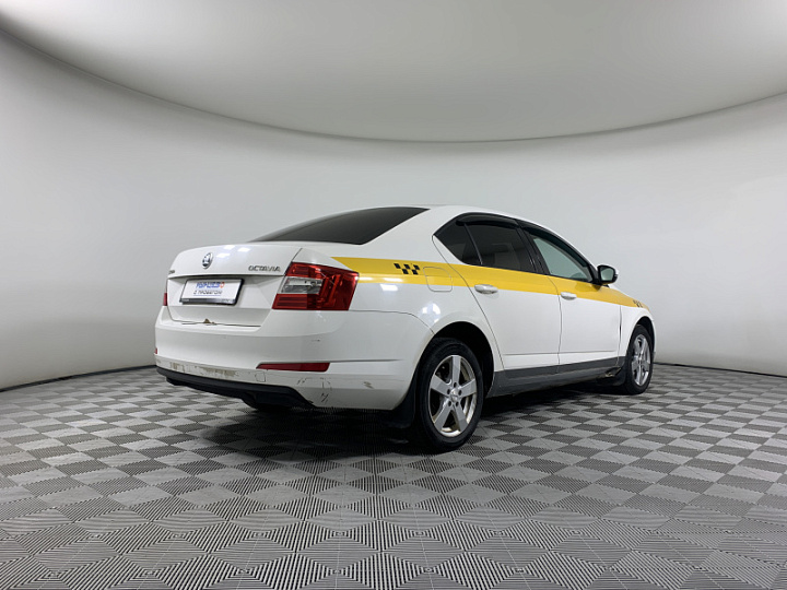 SKODA Octavia 1.2, 2013 года, Робот, БЕЛЫЙ ЖЕЛТЫЙ СЕРЫЙ