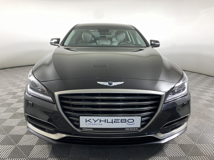 GENESIS G80 2, 2018 года, Автоматическая, ЧЕРНЫЙ