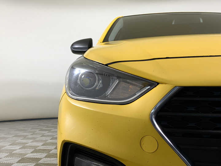 HYUNDAI Solaris 1.6, 2019 года, Автоматическая, ЖЕЛТЫЙ