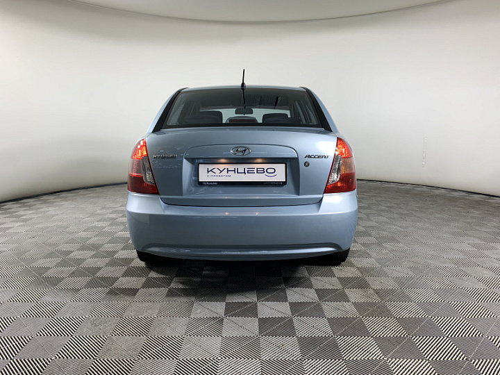 HYUNDAI Accent 1.4, 2008 года, Автоматическая, СИНИЙ