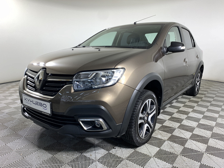 RENAULT Logan STEPWAY 1.6, 2022 года, Вариатор, КОРИЧНЕВЫЙ