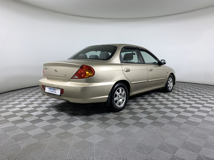 KIA Spectra 1.6, 2008 года, Автоматическая, Золотистый