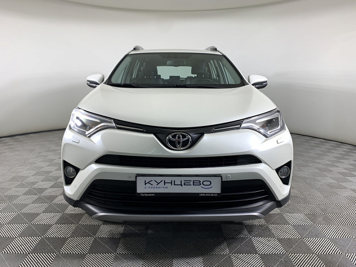 TOYOTA RAV4 2, 2018 года, Вариатор, БЕЛЫЙ