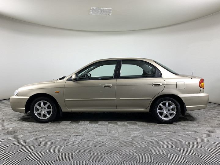 KIA Spectra 1.6, 2008 года, Механика, Золотистый