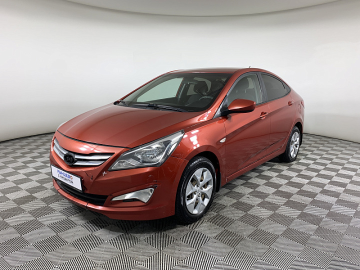 HYUNDAI Solaris 1.4, 2016 года, Автоматическая, Красный гранат