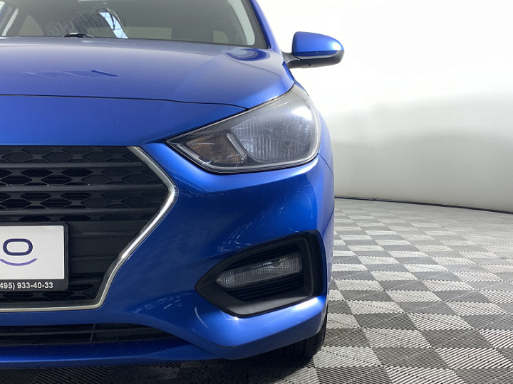 Hyundai Solaris 1.6, 2017 года, Автоматическая, Синий