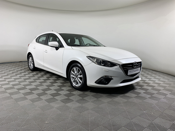 MAZDA 3 1.6, 2015 года, Автоматическая, БЕЛЫЙ