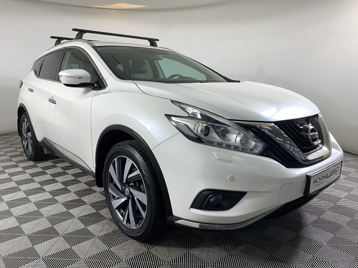 NISSAN Murano 3.5, 2018 года, Вариатор, БЕЛЫЙ