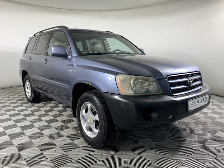 TOYOTA Highlander 3, 2003 года, Автоматическая, Серо-голубой