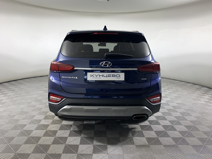 Hyundai Santa Fe 2.4, 2019 года, Автоматическая, Синий
