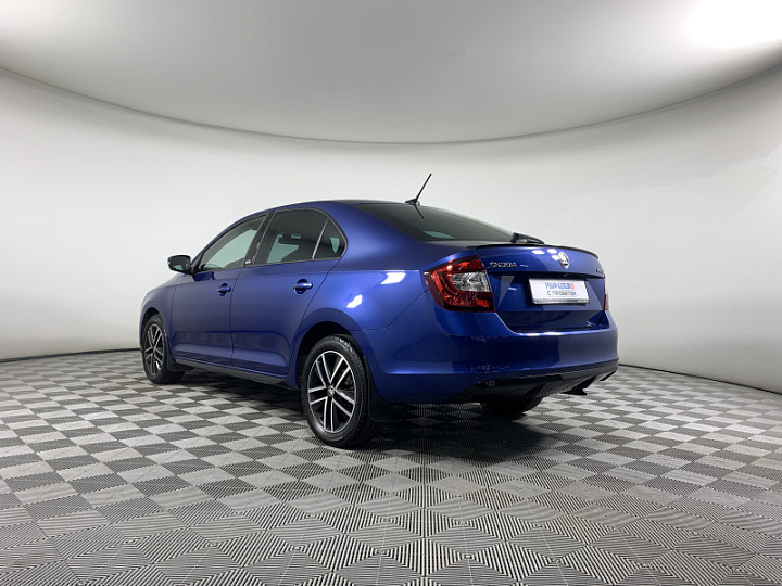 SKODA Rapid 1.6, 2018 года, Автоматическая, ЯРКО-СИНИЙ