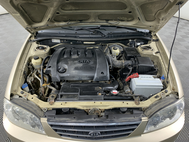 KIA Spectra 1.6, 2008 года, Автоматическая, Золотистый