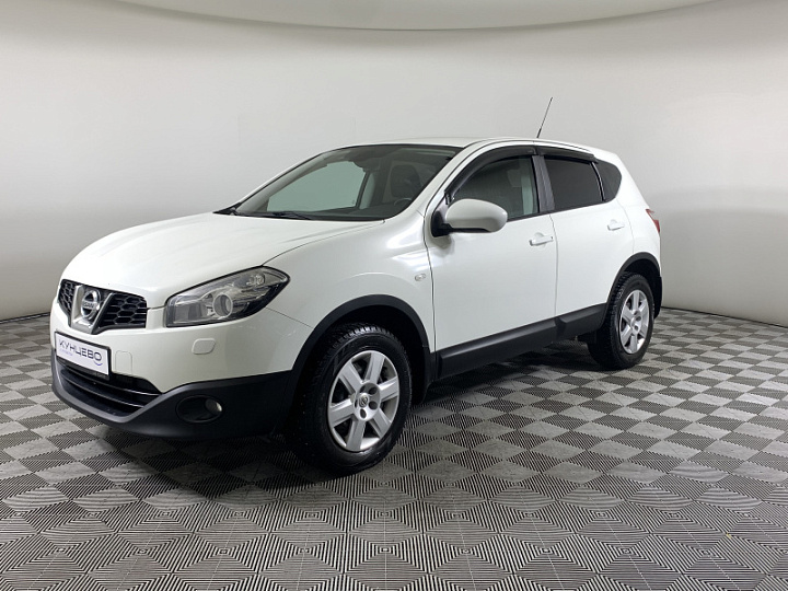 Nissan Qashqai 2, 2011 года, Вариатор, Белый