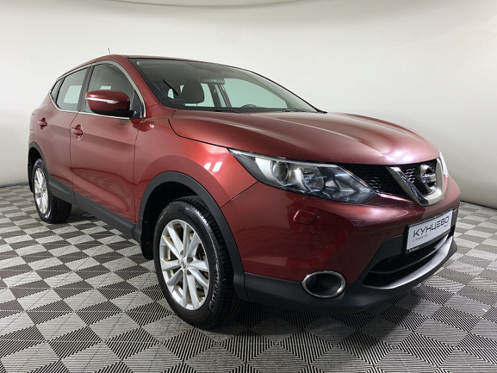 Nissan Qashqai 2, 2014 года, Вариатор, Красный