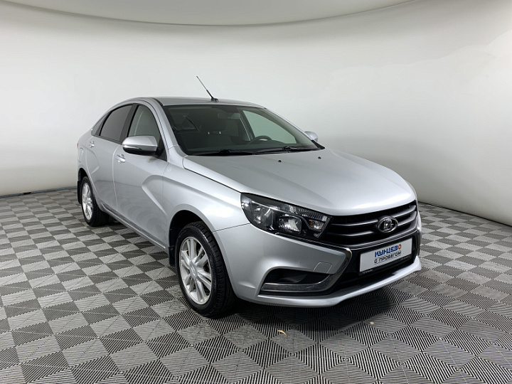 Lada Vesta 1.6, 2019 года, Механика, Серебристый