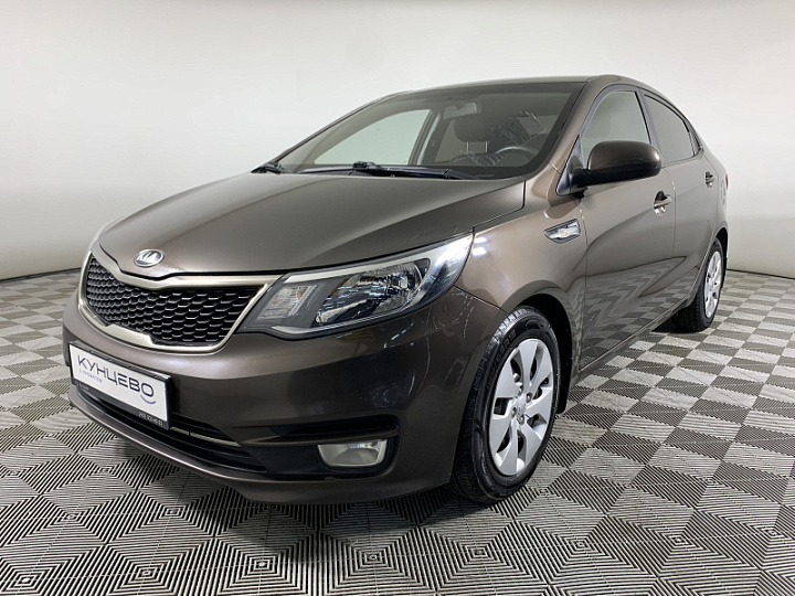 KIA Rio 1.6, 2016 года, Автоматическая, КОРИЧНЕВЫЙ