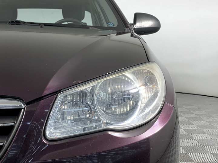 HYUNDAI Elantra 1.6, 2007 года, Механика, Вишневый