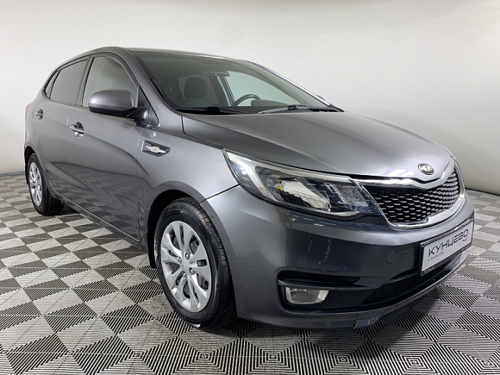 KIA Rio 1.4, 2015 года, Автоматическая, Темно-серый металик
