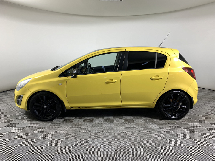 Opel Corsa 1.4, 2013 года, Автоматическая, желтый