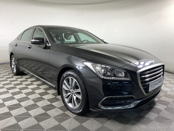 GENESIS G80 2, 2018 года, Автоматическая, ЧЕРНЫЙ