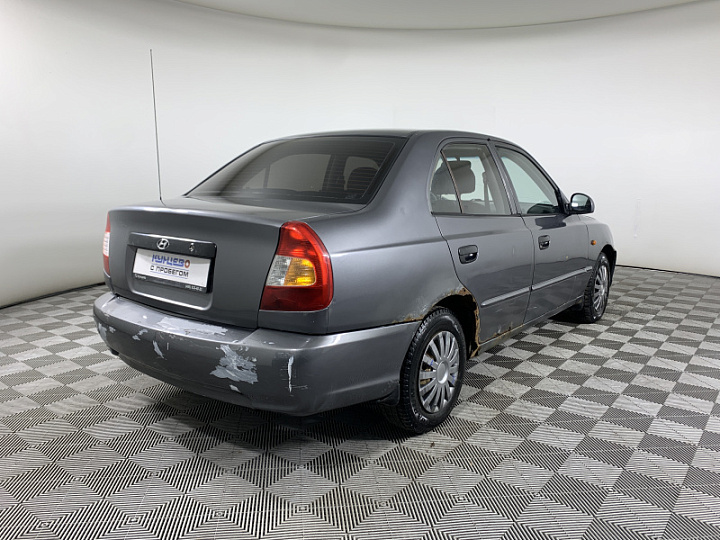 HYUNDAI Accent 1.5, 2004 года, Автоматическая, СЕРЫЙ