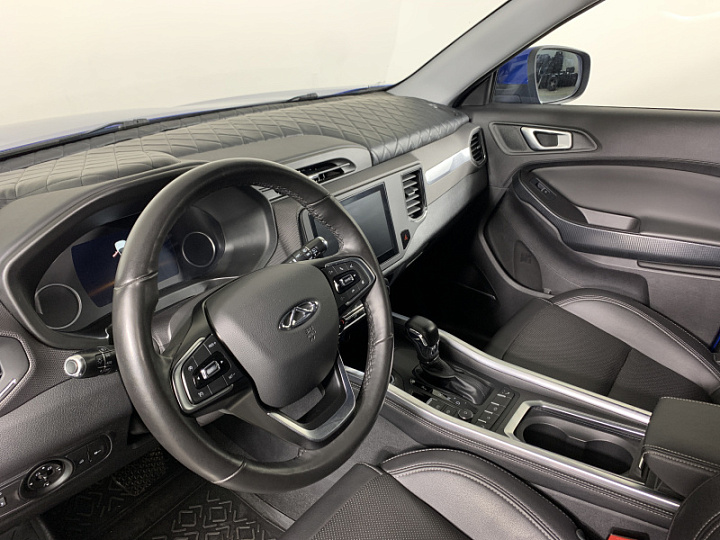 CHERY Tiggo 4 1.5, 2021 года, Робот, СИНИЙ