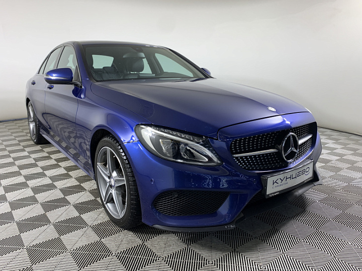 MERCEDES-BENZ C-Класс 180 1.6, 2016 года, Автоматическая, СИНИЙ