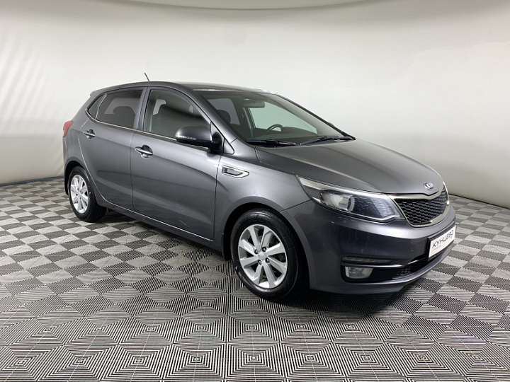 KIA Rio 1.6, 2015 года, Механика, ТЕМНО-СЕРЫЙ