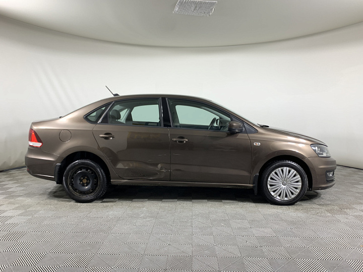 VOLKSWAGEN Polo 1.6, 2017 года, Автоматическая, КОРИЧНЕВЫЙ