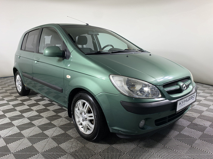 Hyundai Getz 1.6, 2006 года, Автоматическая, Зеленый