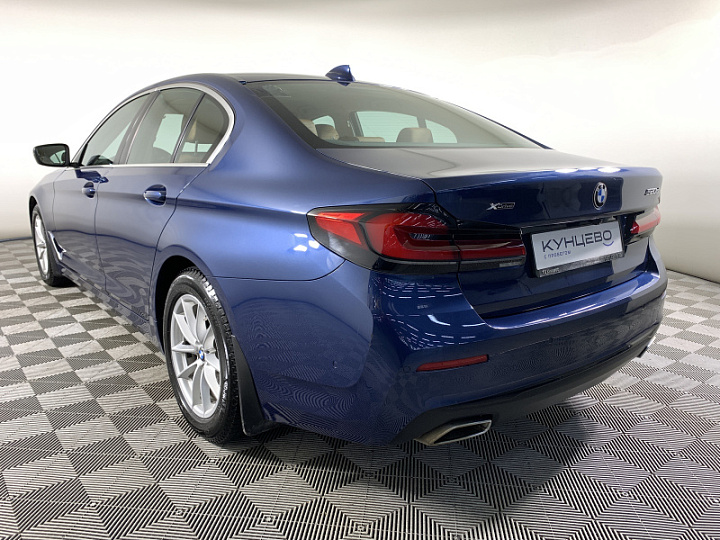 BMW 5 серии 2, 2021 года, Автоматическая, синий