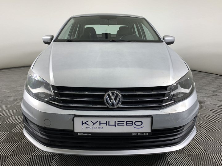 Volkswagen Polo 1.6, 2015 года, Механика, Серебристый
