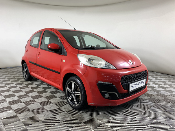PEUGEOT 107 1, 2012 года, Робот, КРАСНЫЙ