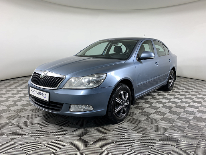 SKODA Octavia 1.6, 2010 года, Автоматическая, Серо-голубой