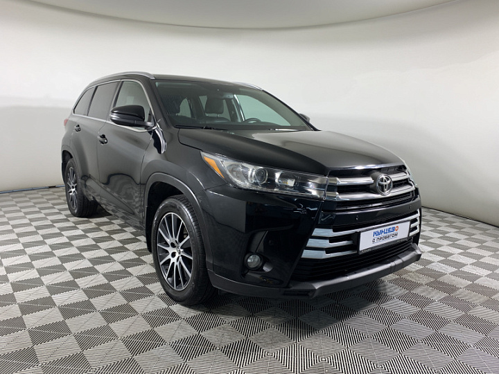 TOYOTA Highlander 3.5, 2019 года, Автоматическая, ЧЕРНЫЙ