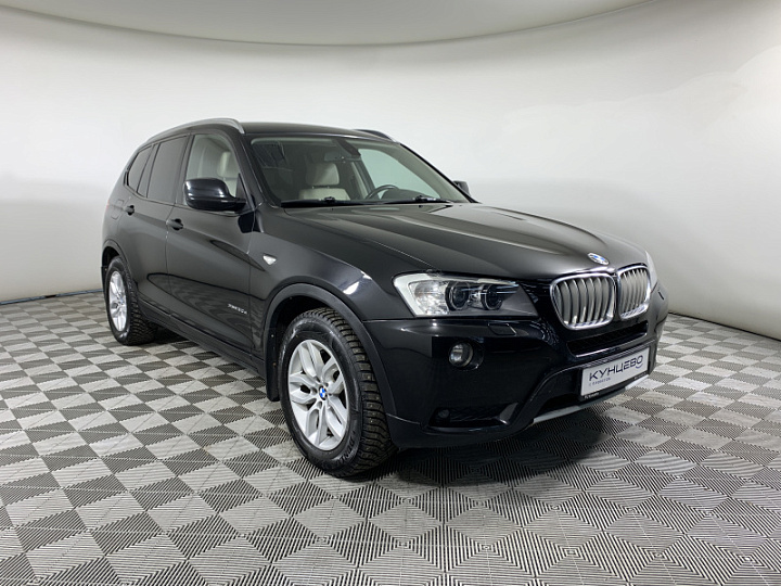 BMW X3 3, 2012 года, Автоматическая, ЧЕРНЫЙ