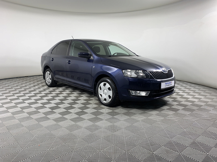 SKODA Rapid 1.6, 2017 года, Автоматическая, ТЕМНО-СИНИЙ