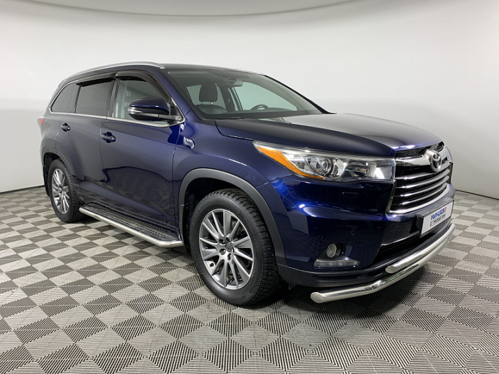 TOYOTA Highlander 3.5, 2014 года, Автоматическая, ТЕМНО-СИНИЙ
