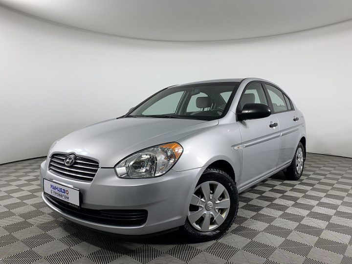 HYUNDAI Verna 1.4, 2007 года, Механика, Серебристый